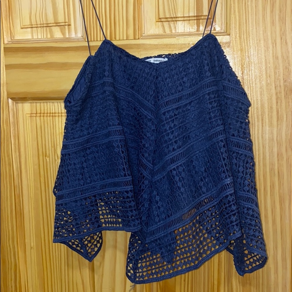 Zara lace crop top